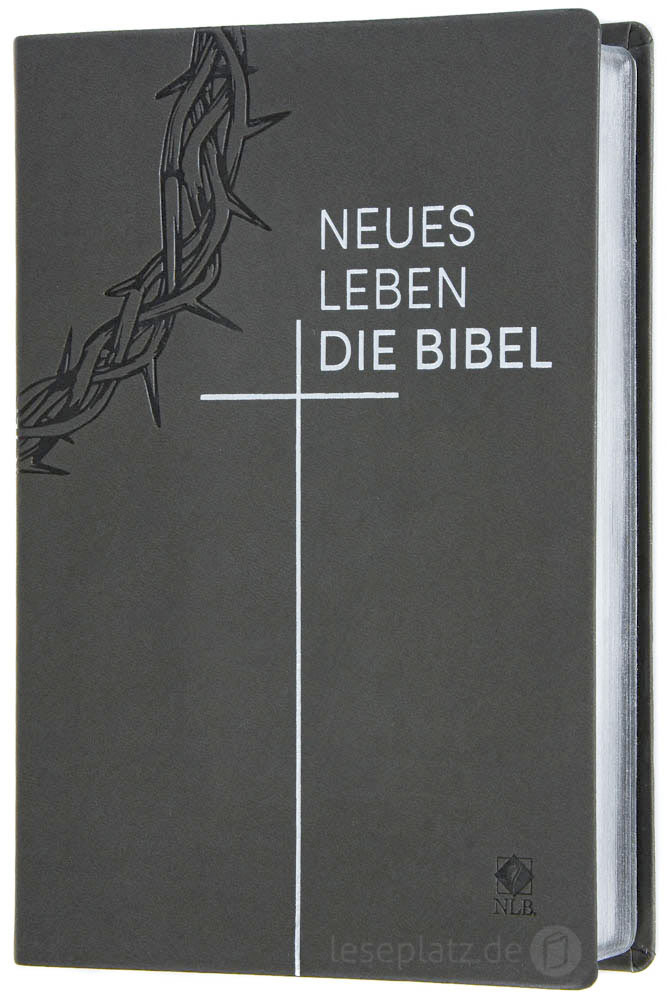 Neues Leben. Die Bibel - Standardausgabe - Kunstleder grau/ Silberschnitt