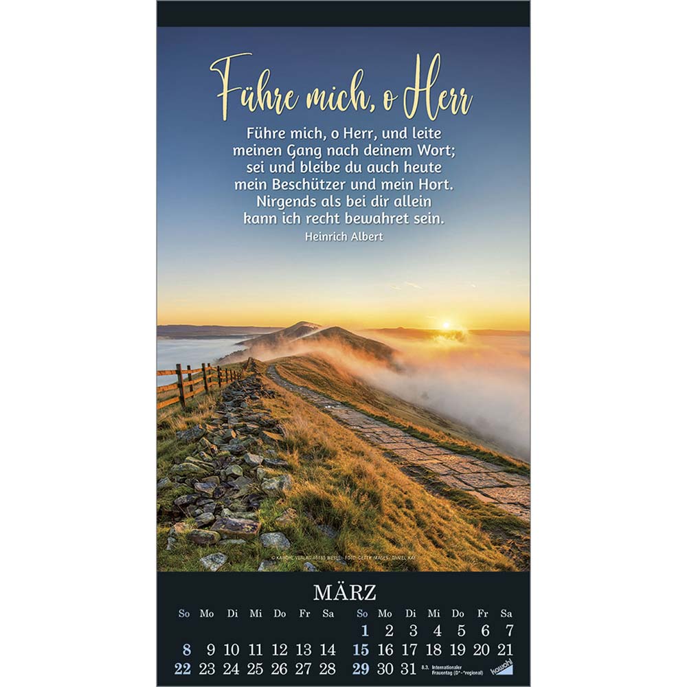 Die Wunder deiner Werke 2026 - Wandkalender