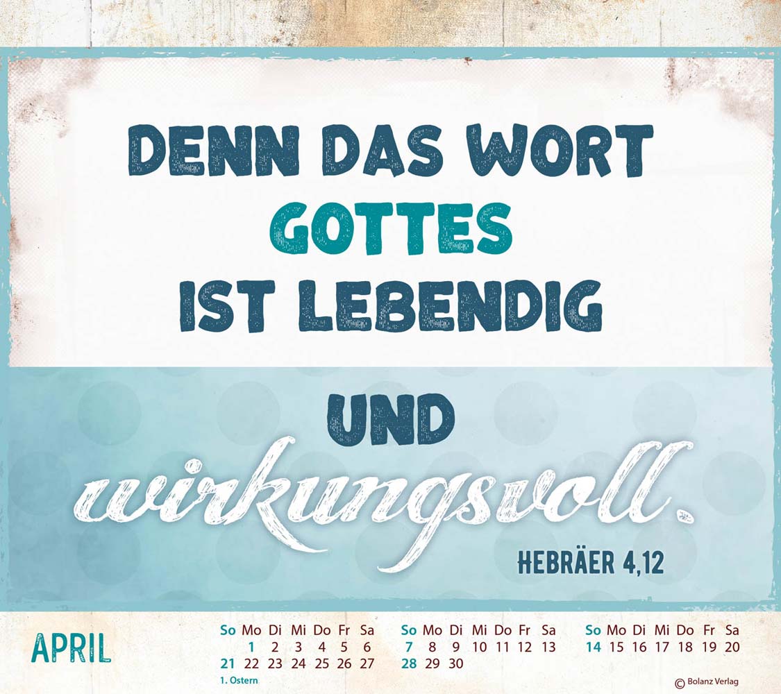 Starke Worte 2024 - Vintage - Tischkalender Starke Worte 2024 - Vintage - Tischkalender