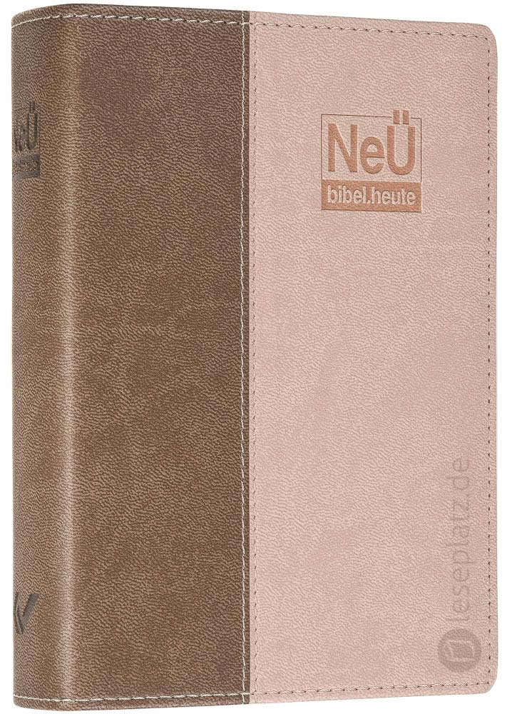NeÜ - Taschenausgabe Kunstleder braun/rosé