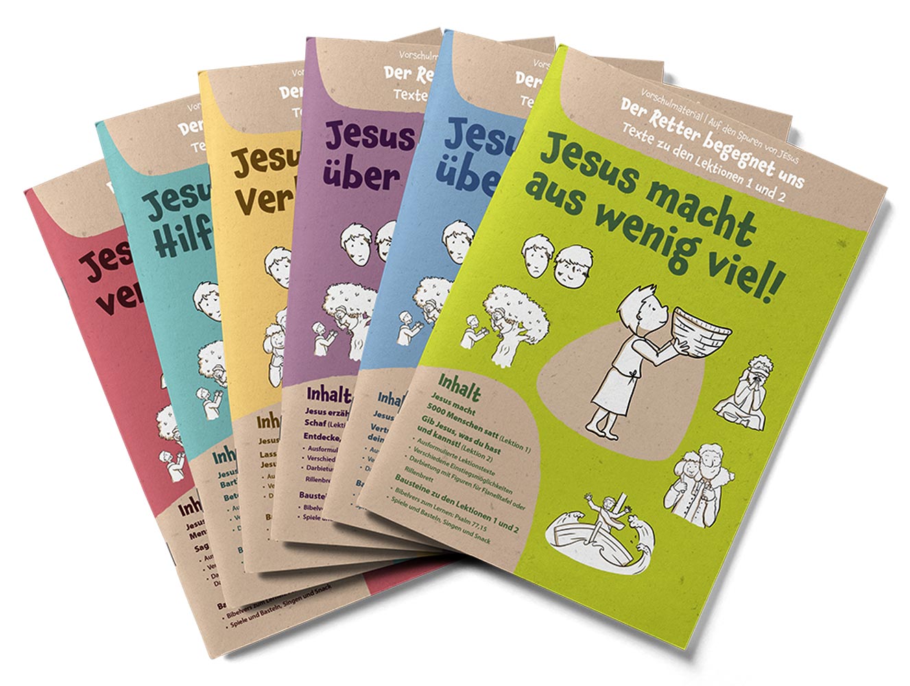 Auf den Spuren von Jesus - Der Retter begegnet uns - Vorschulmaterial
