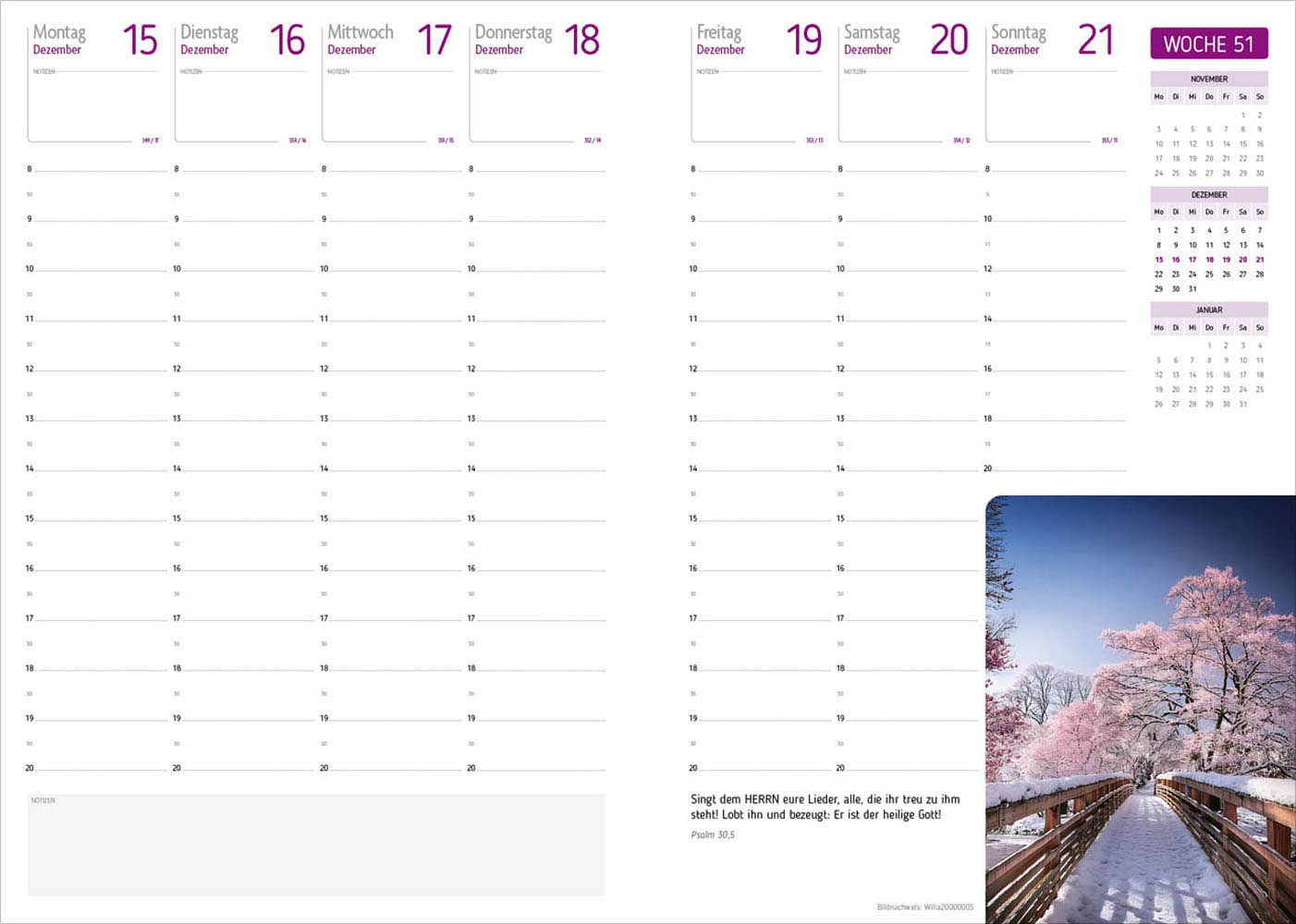 Agenda für jeden Tag 2026 Agenda für jeden Tag 2026