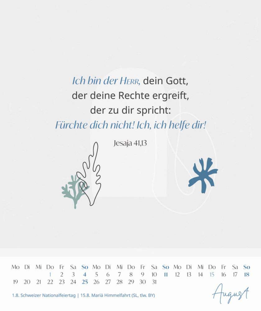 Verheißungen für dich 2024 - Postkartenkalender 