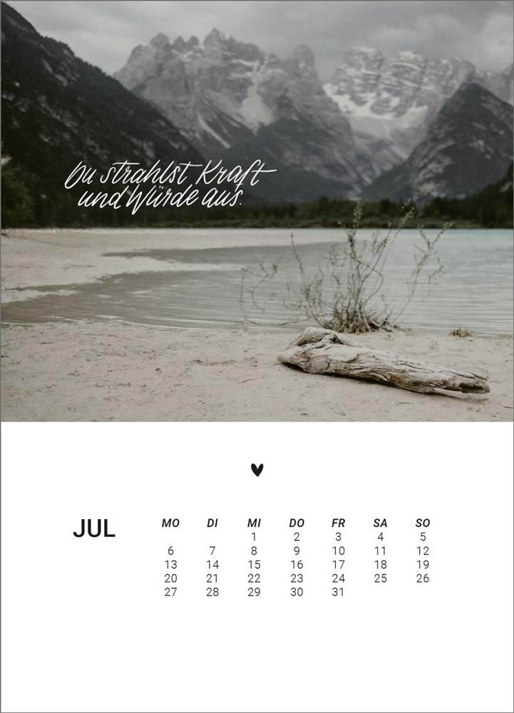 Zweitausendsechsundzwanizg 2026 - Tischkalender