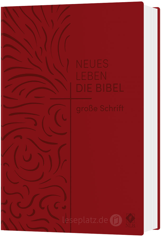 Neues Leben. Die Bibel - In großer Schrift - Kunstleder rot