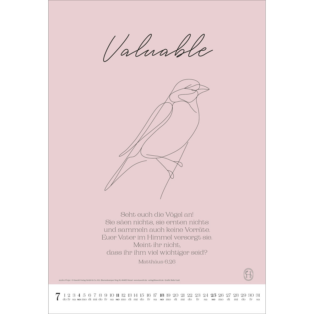 Wonderfully created 2027 - Wandkalender