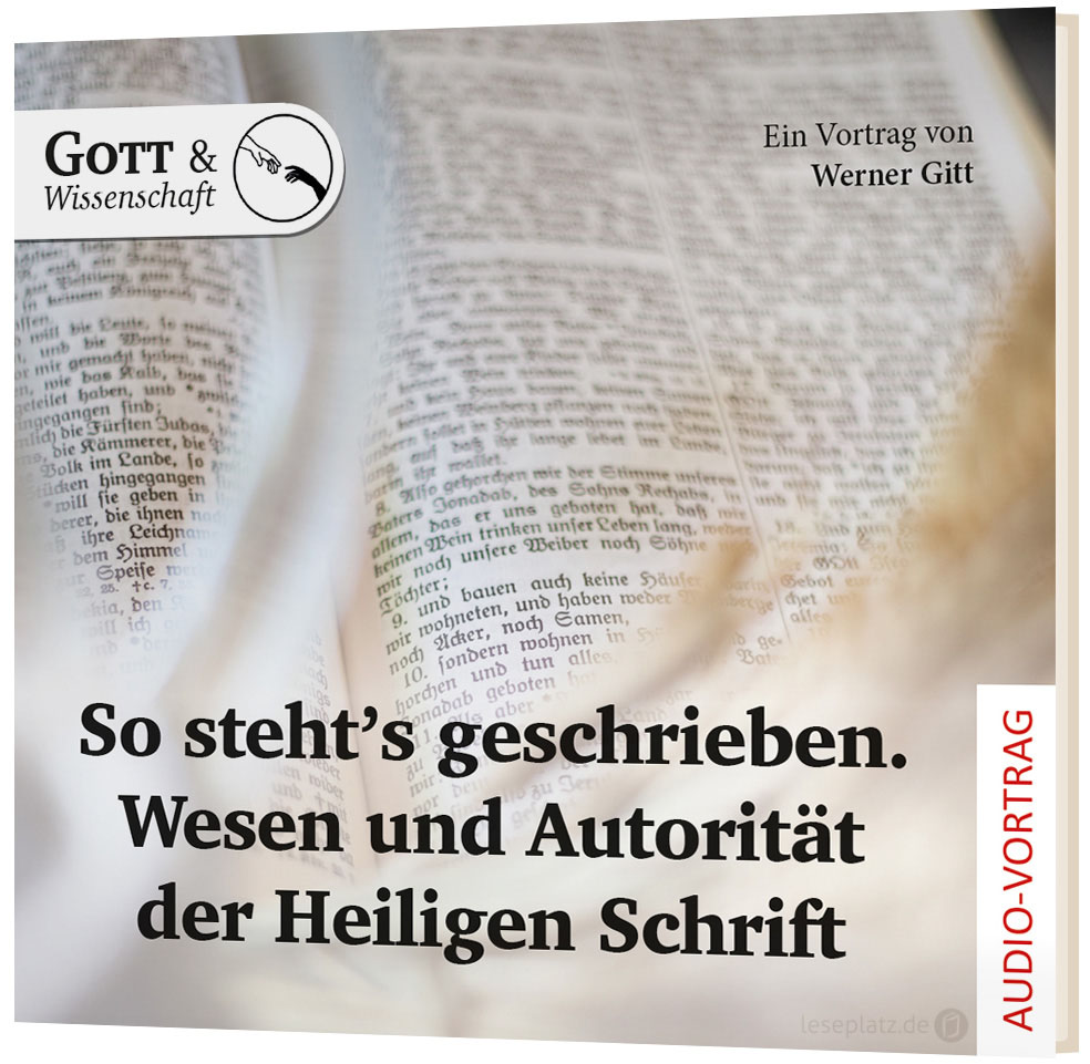 So steht's geschrieben. Wesen und Autorität der Heiligen Schrift - CD