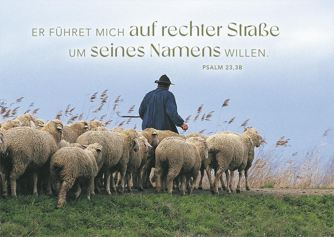 Postkartenbox "Psalm 23"
