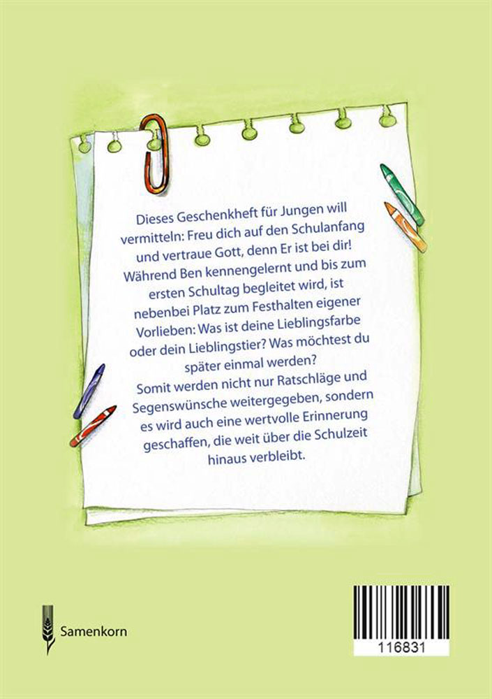 Jetzt bist du ein Schulkind - Junge