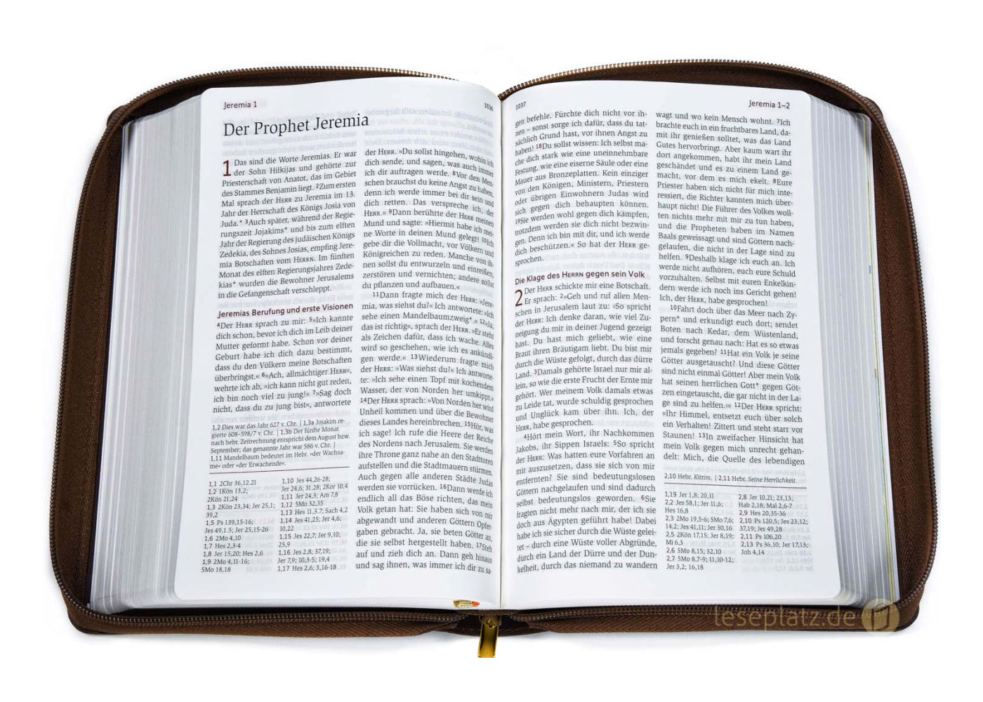 Neues Leben. Die Bibel - Standardausgabe - Kunstleder braun / Reißverschluss