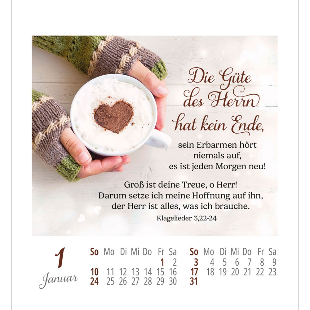 Lieblingsworte umgeben dich 2027 - Aufkleber-Kalender