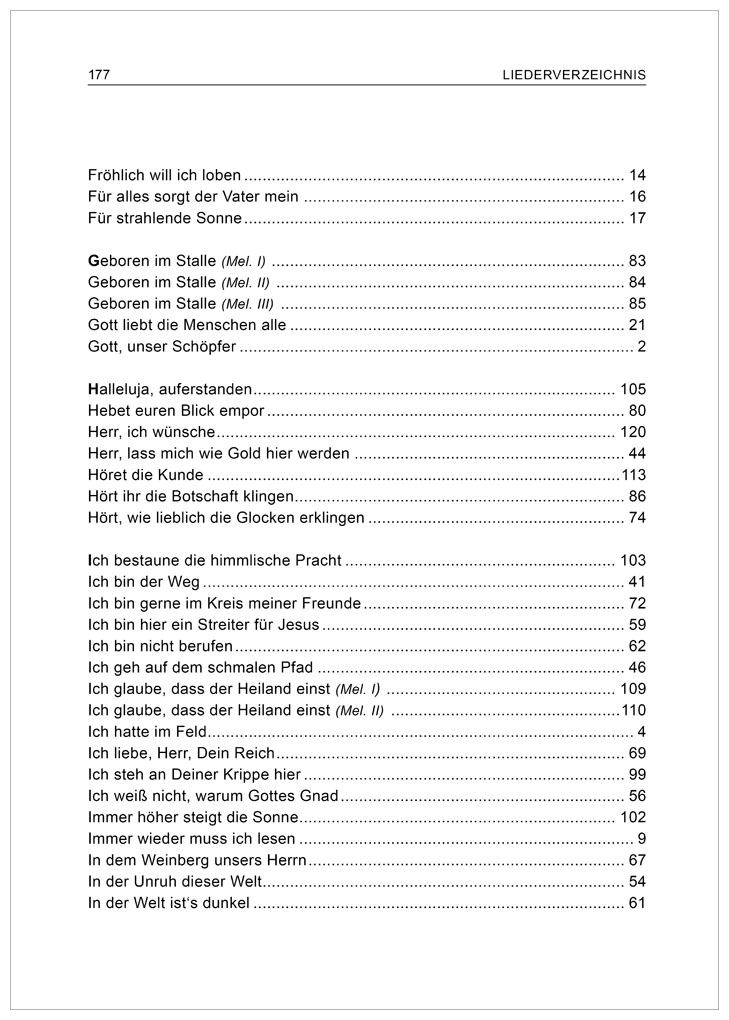 503249-Liedverzeichnis-2 Wir singen von Jesus - Liederbuch