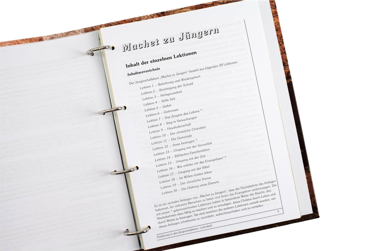 Jüngerschaftskurs "machet zu Jüngern" - Schülerausgabe