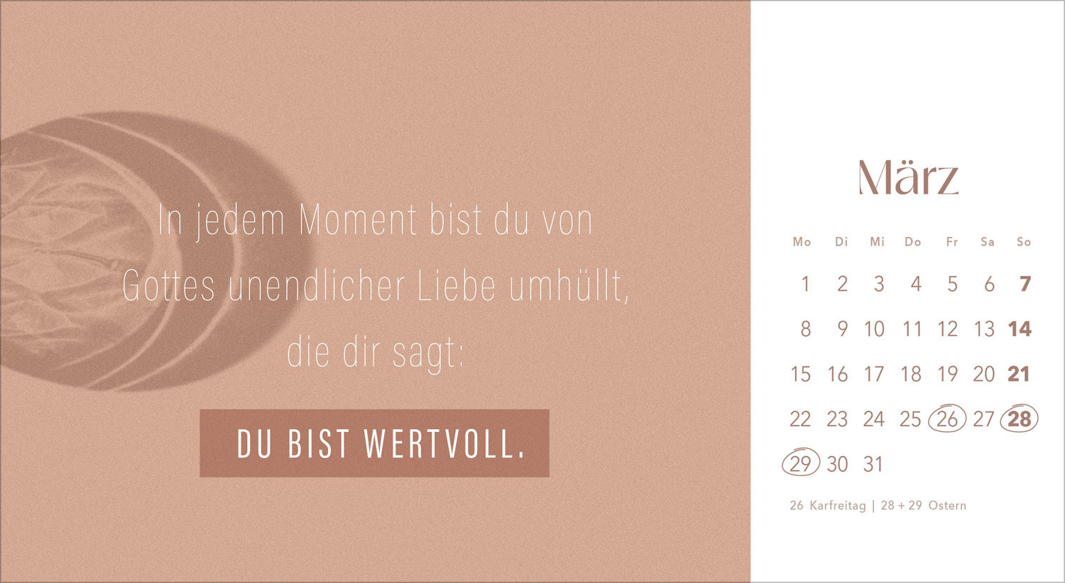 Leben in seiner Gegenwart 2027 - Postkartenkalender