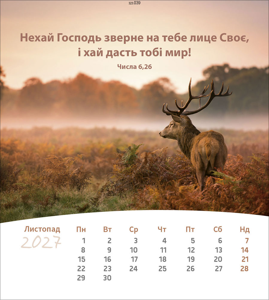 Leben für Dich 2027 - Verteilkalender (Ukrainisch)