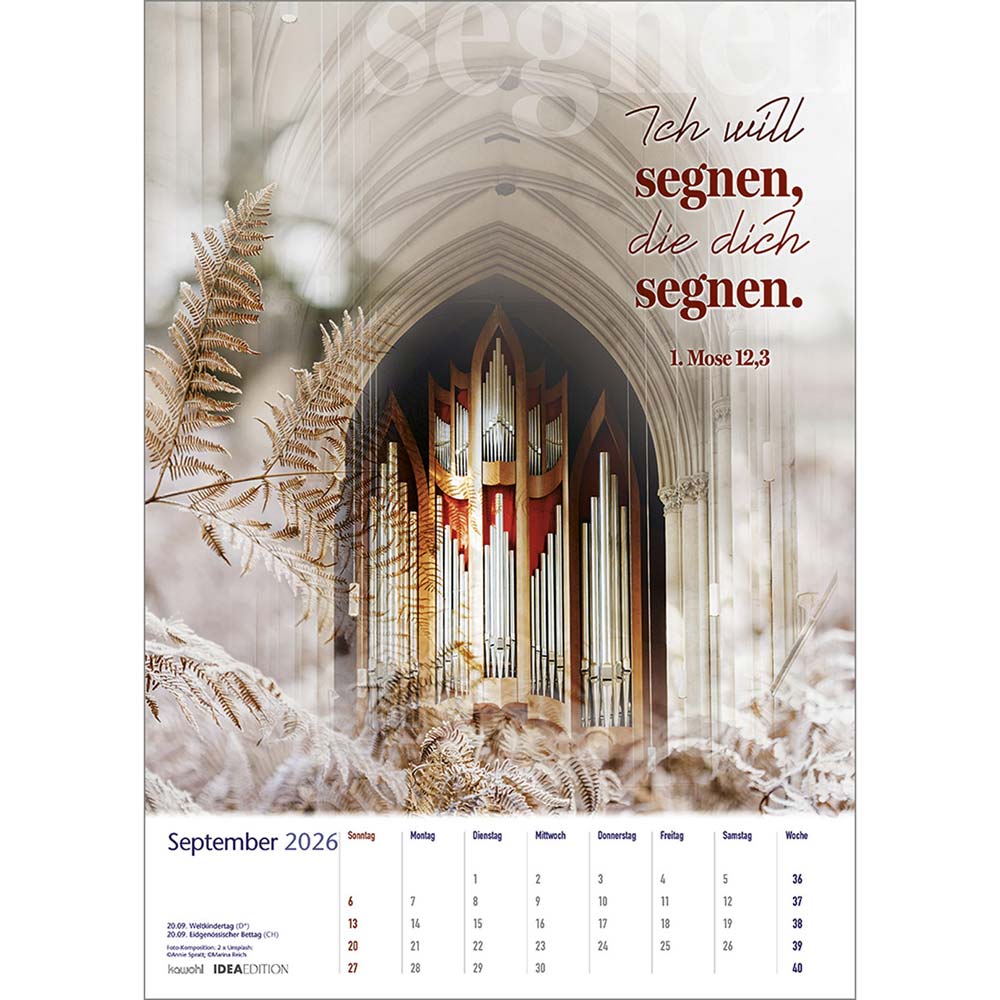 Auf seinem Weg 2026 - Wandkalender