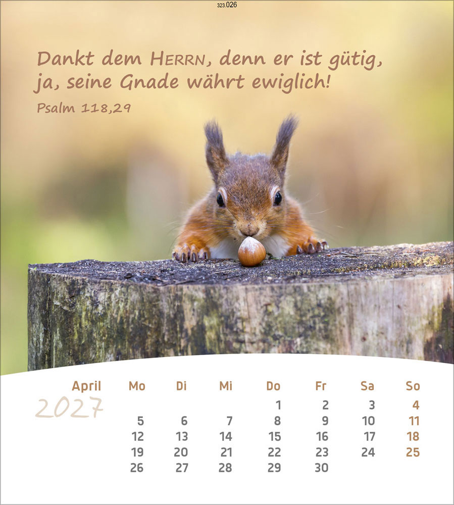 Leben für Dich 2027 - Verteilkalender