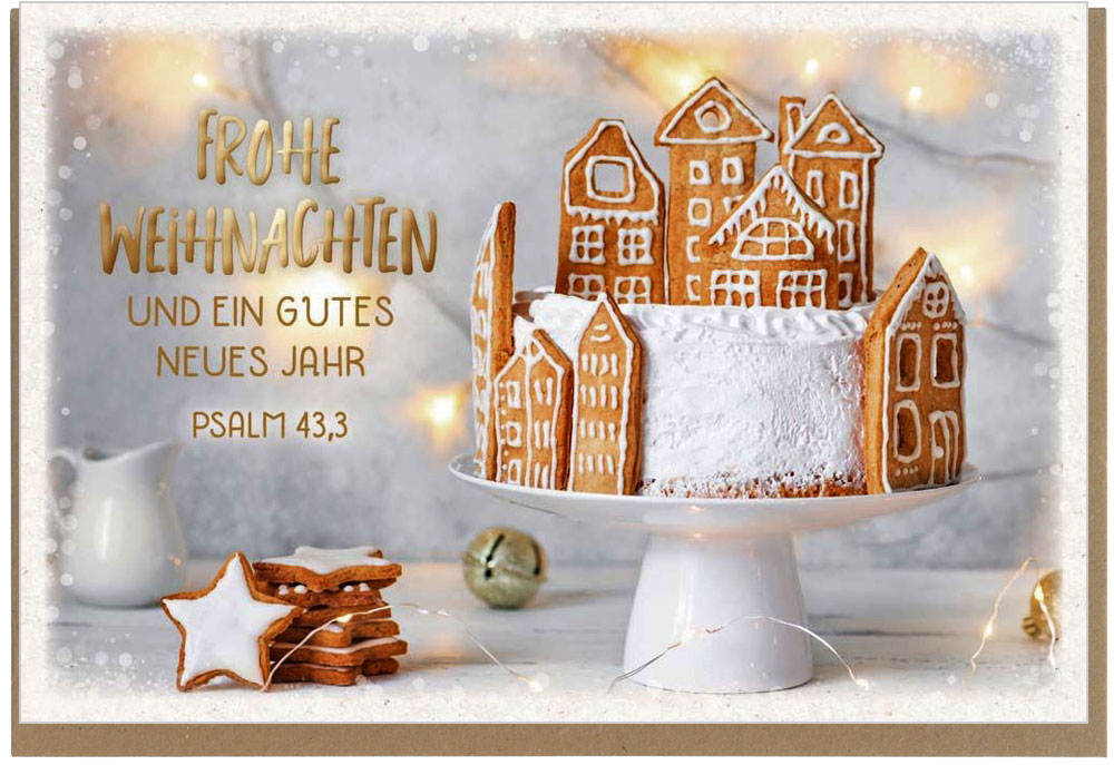 179715901_FK-Weihnachten-01 Faltkarte "Lebkuchenhäuser"