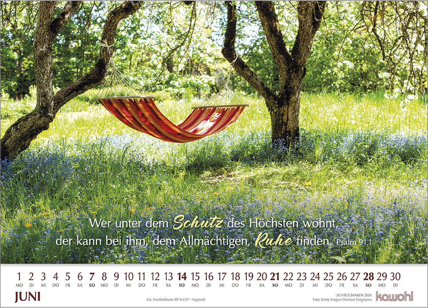 Lichtgedanken 2026 - Wandkalender Lichtgedanken 2026 - Wandkalender