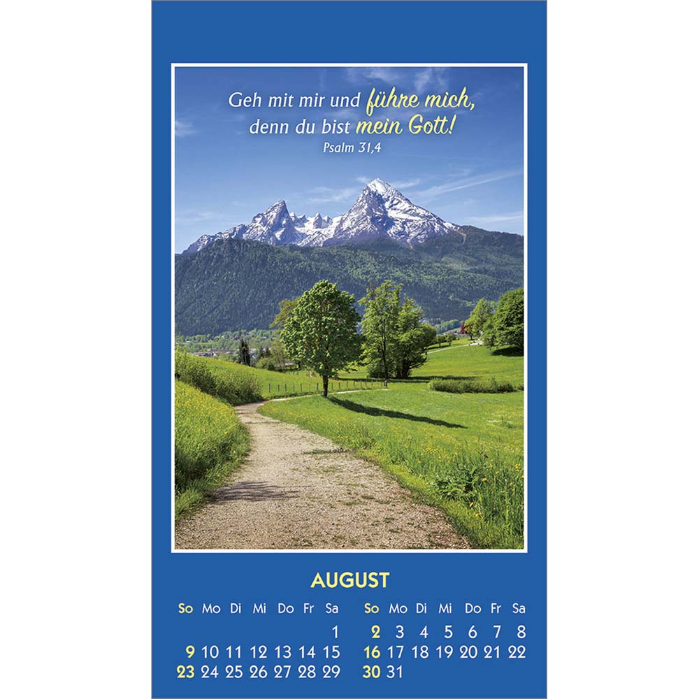Gottes Wort - Licht für den Tag 2026 - Aufkleberkalender