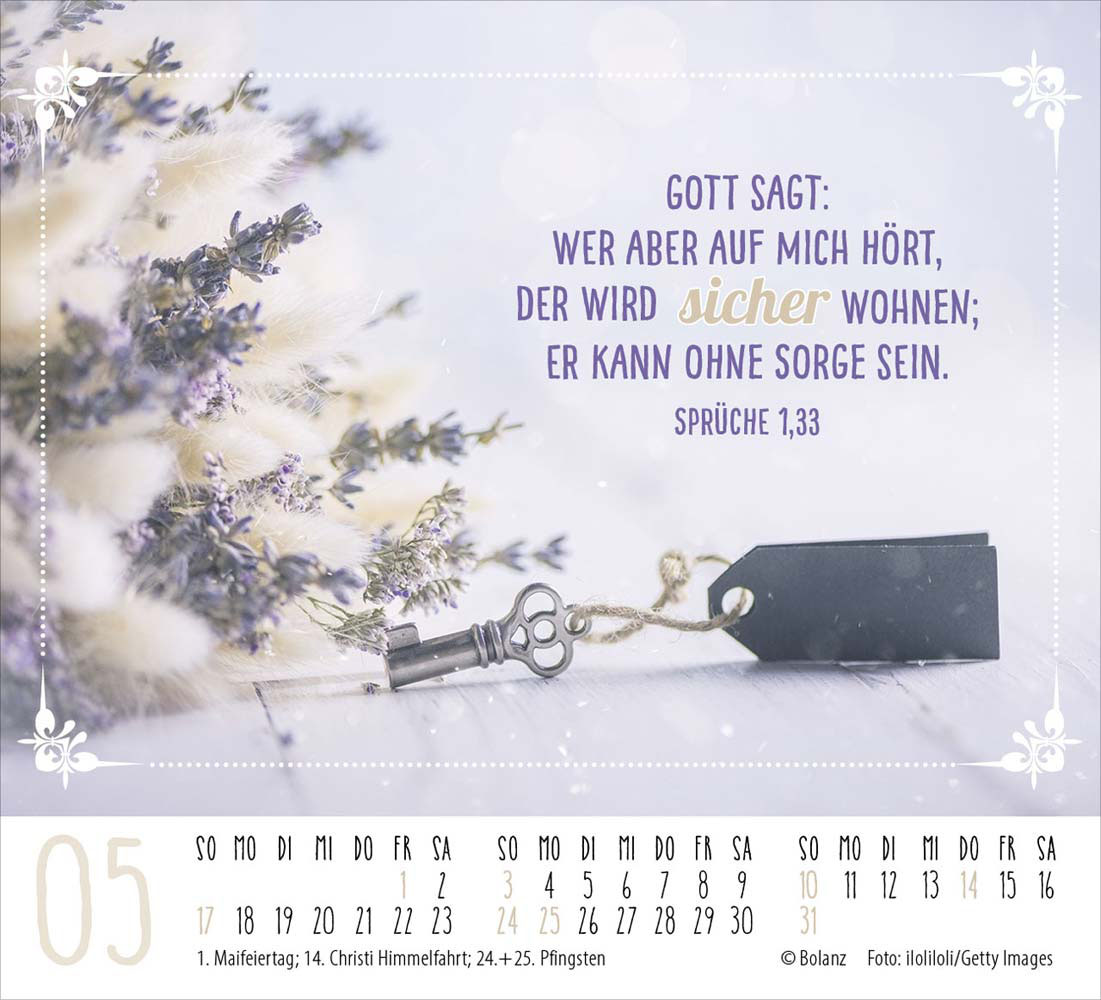 Worte von Herzen 2026 - Minikalender