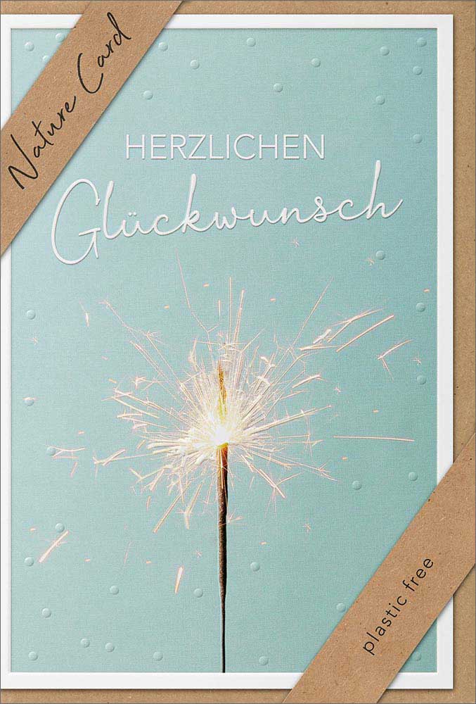 179712303 Doppelkarte "Wunderkerze"