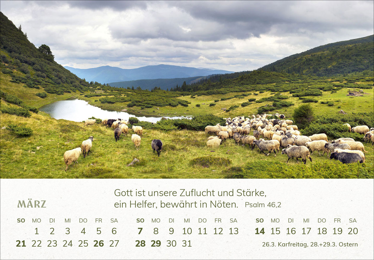 Mini Panorama Kalender 2027
