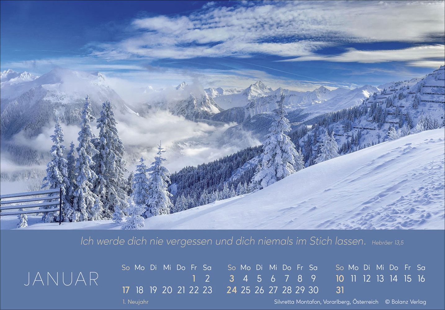 Ewigkeit im Herzen 2027 - Tischkalender