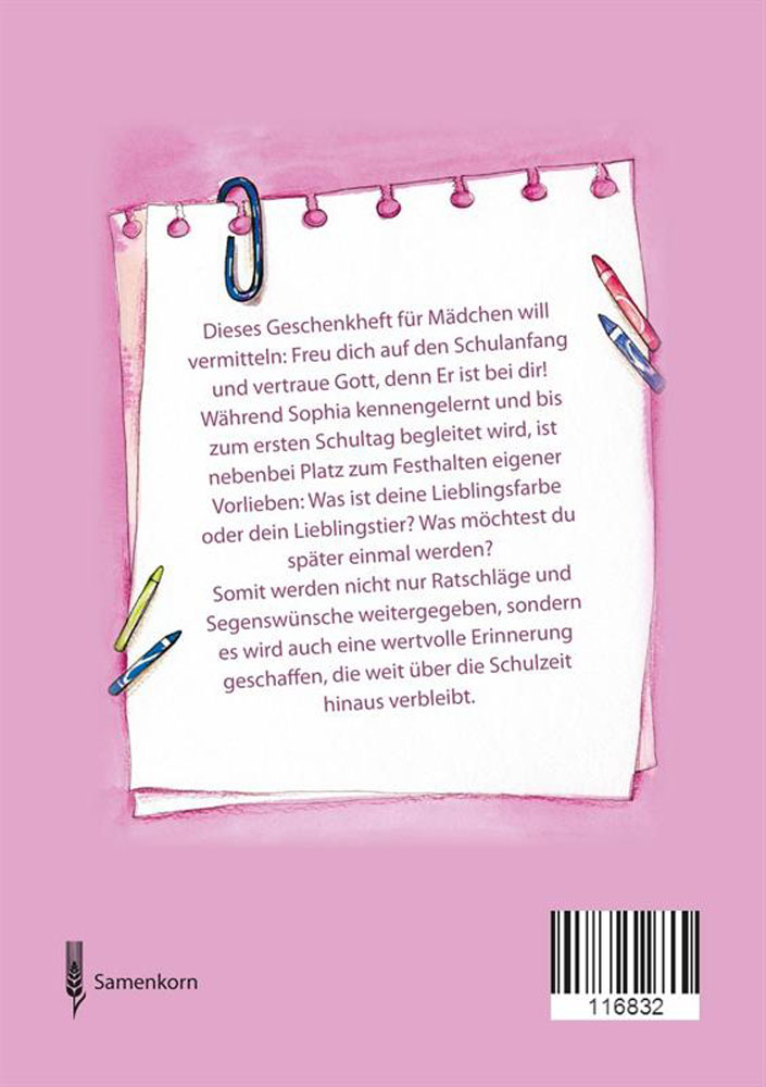Jetzt bist du ein Schulkind - Mädchen