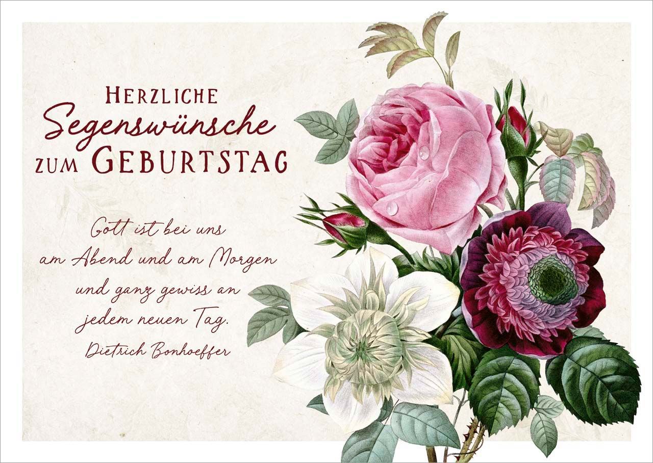 Postkarte "Blumenstrauß"