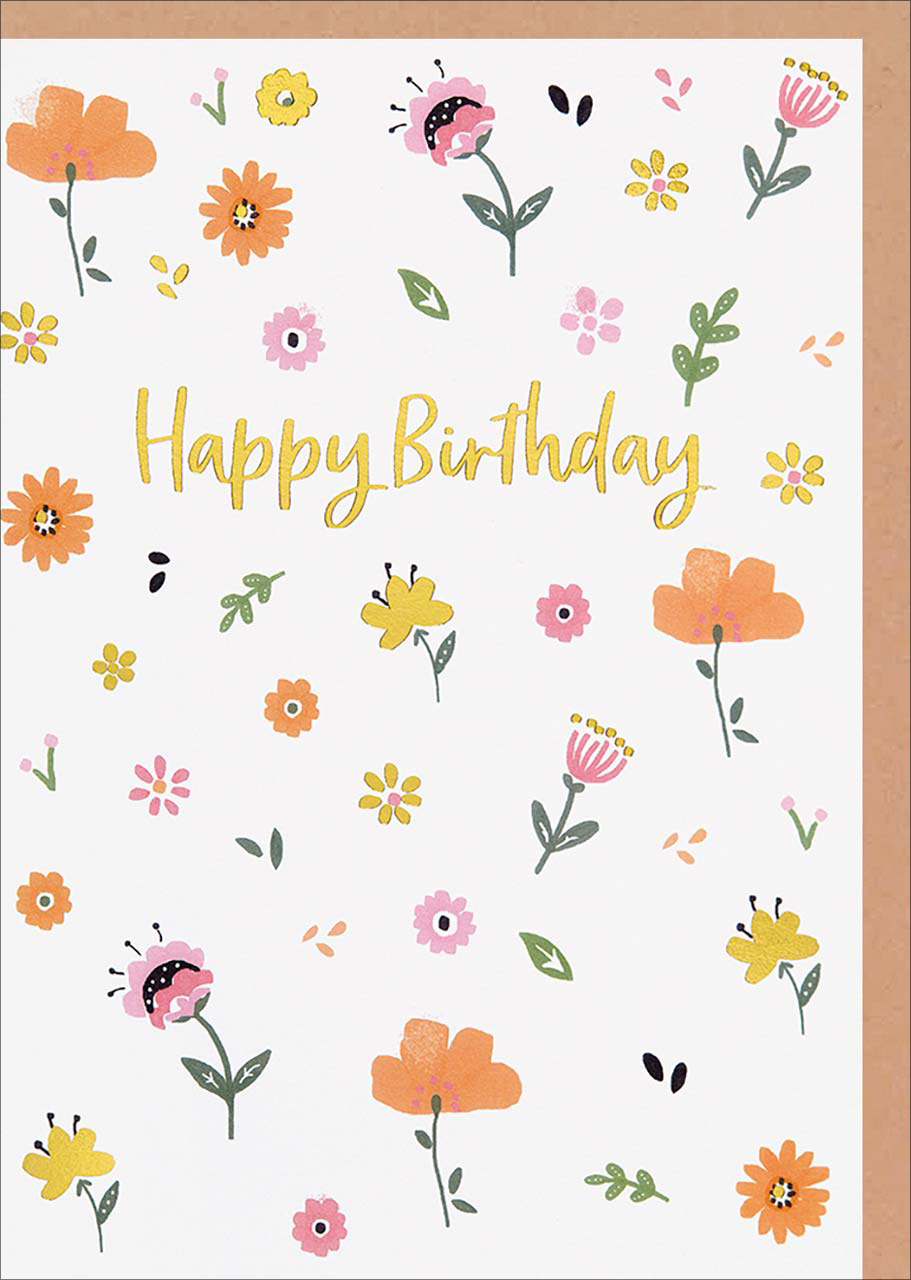 Faltkarte "Wilde Blumen"