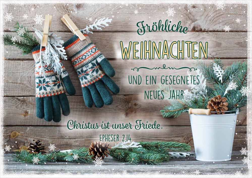 Postkarte "Handschuhe"