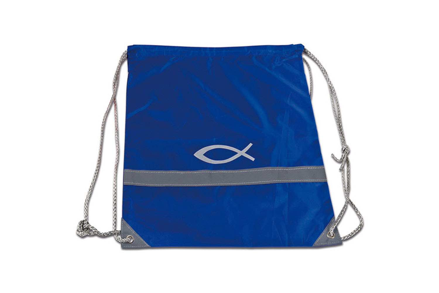 Sportbeutel "Fisch" - blau