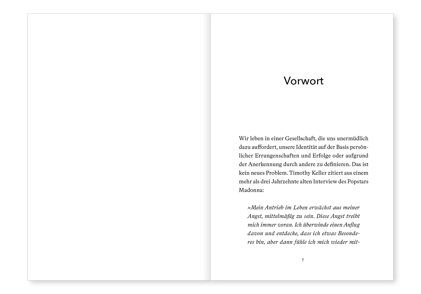 Überraschende Freiheit