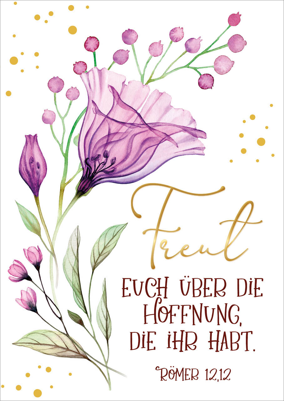 Postkarte "Freut euch"