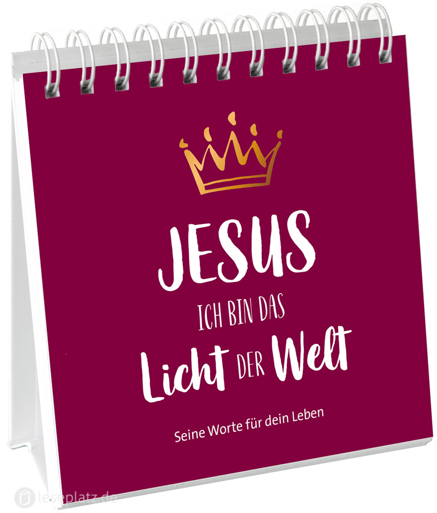 Jesus - Ich bin das Licht der Welt - Aufstellbuch