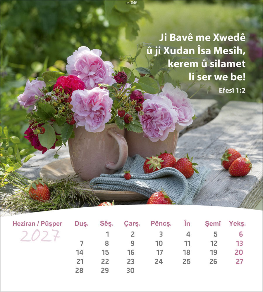 Leben für Dich 2027 - Verteilkalender (Kurdisch-Kumandschi)