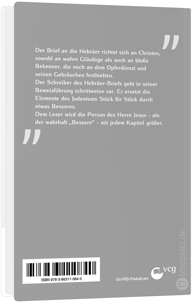 Der neue und lebendige Weg in das Heiligtum
