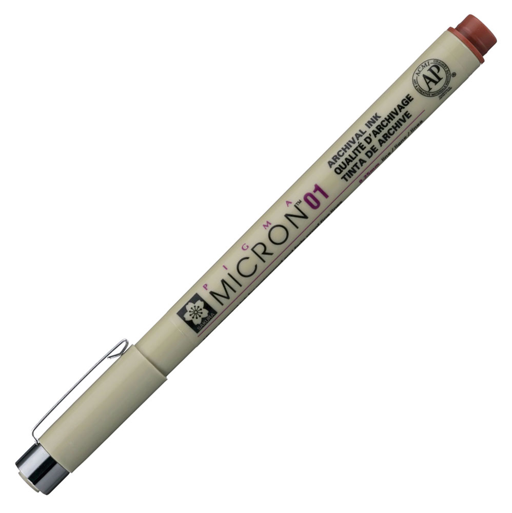 Fineliner Pigma Micron 01 - Braun