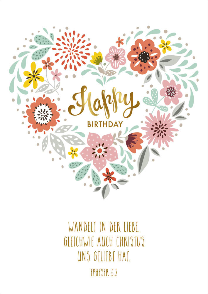 179731984 Postkarte "Blumenherz"