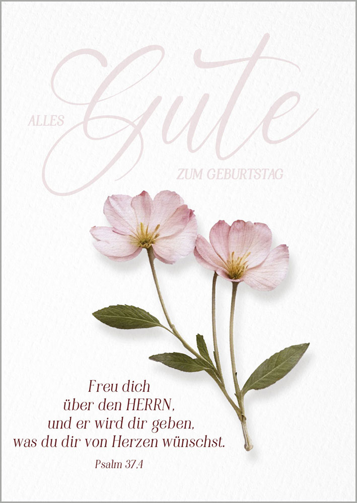 Postkarte "Alles Gute zum Geburtstag"