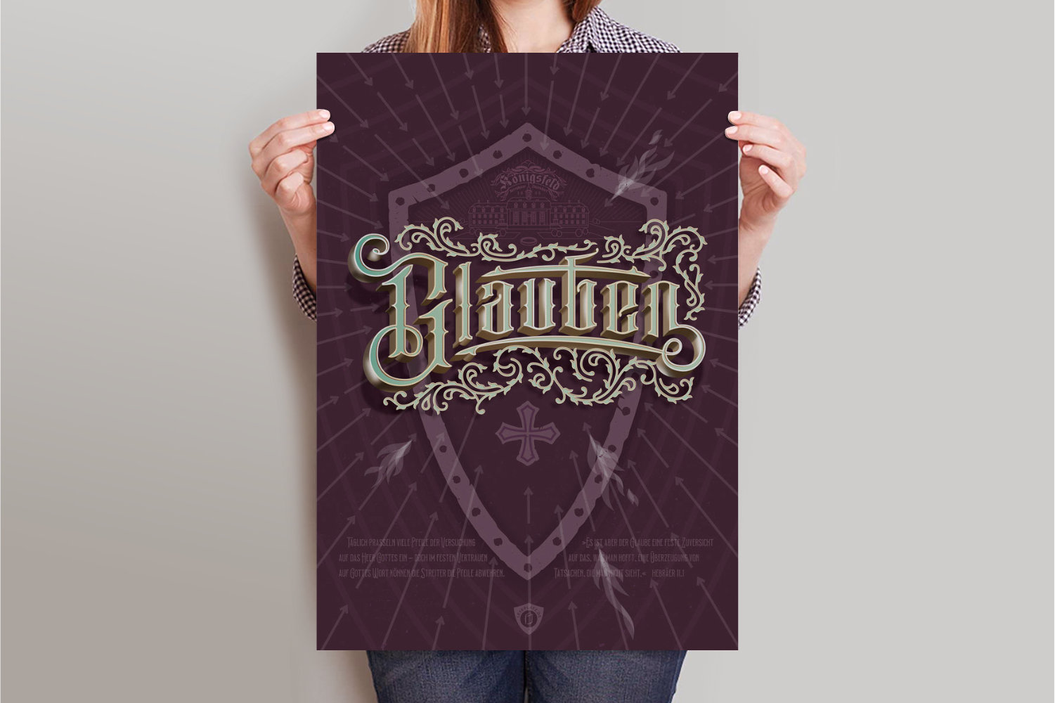 Poster "Schild des Glaubens"