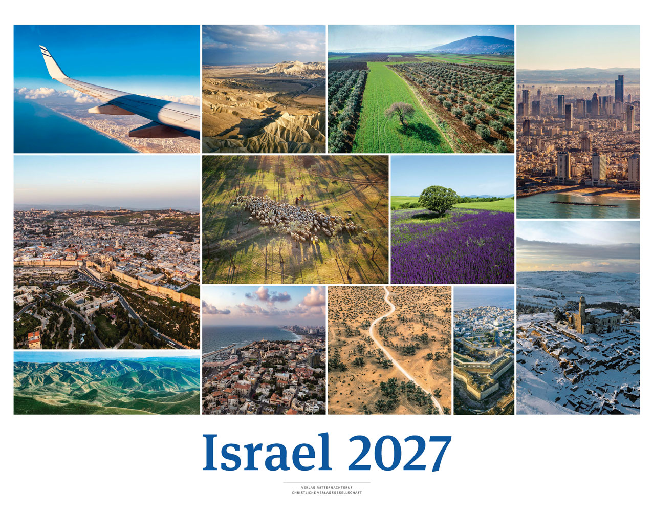 Israel 2027 - Wandkalender (Weiß)