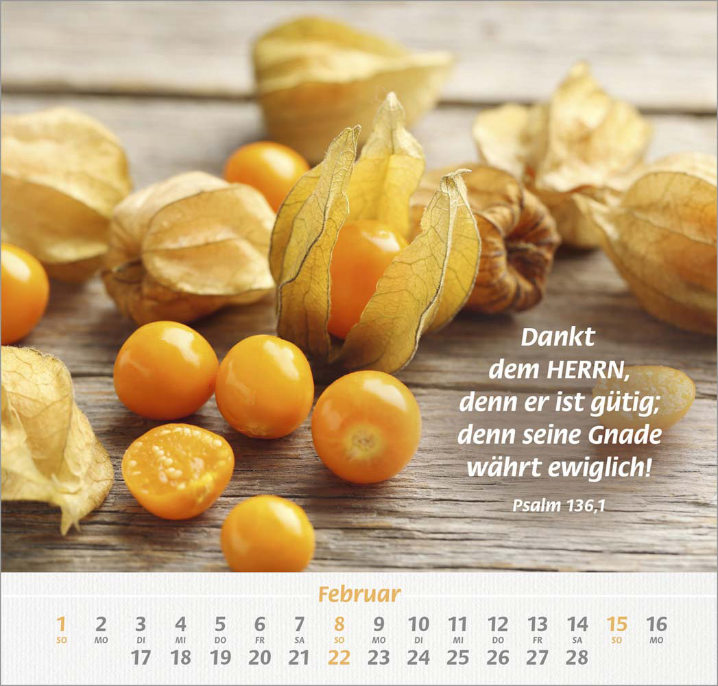 Denn du bist bei mir 2026 - Grossdruck-Kalender