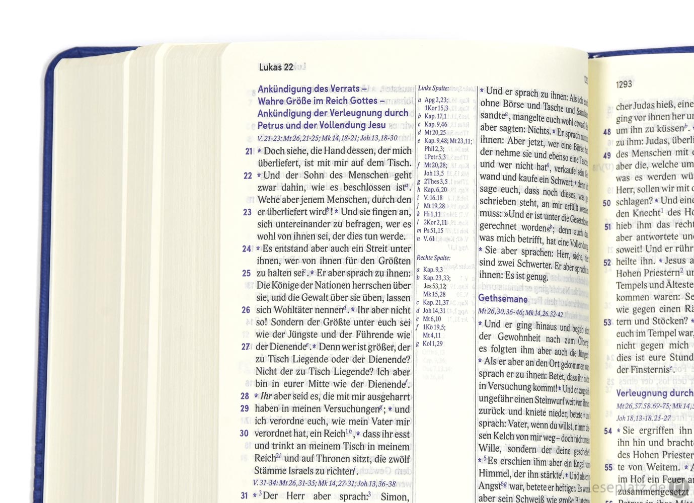 Elberfelder Bibel 2006 Taschenausgabe - Kunstleder blau