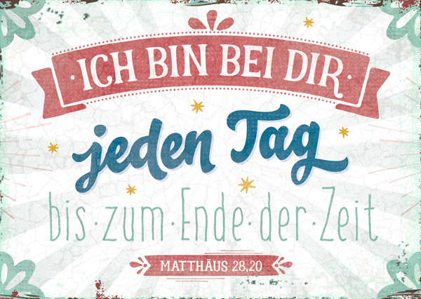 15-1214 Postkarte "Jeden Tag"