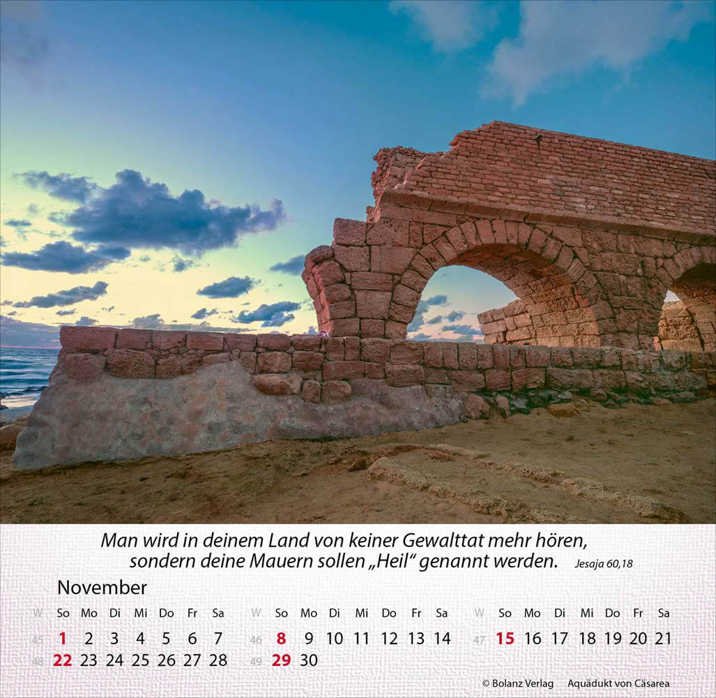 Israel Shalom 2026 - Tischkalender