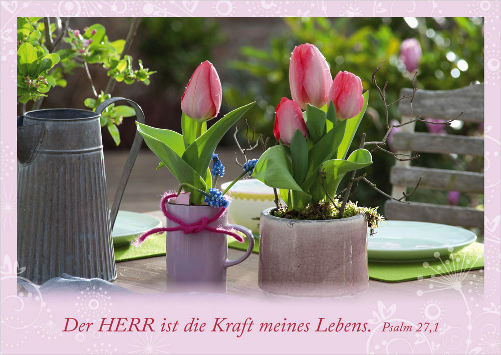 Postkarte "Der HERR ist"