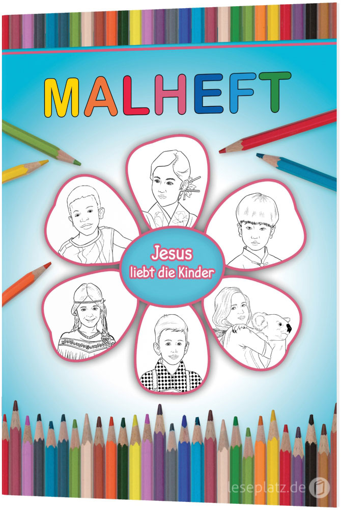 Malheft "Jesus liebt die Kinder"