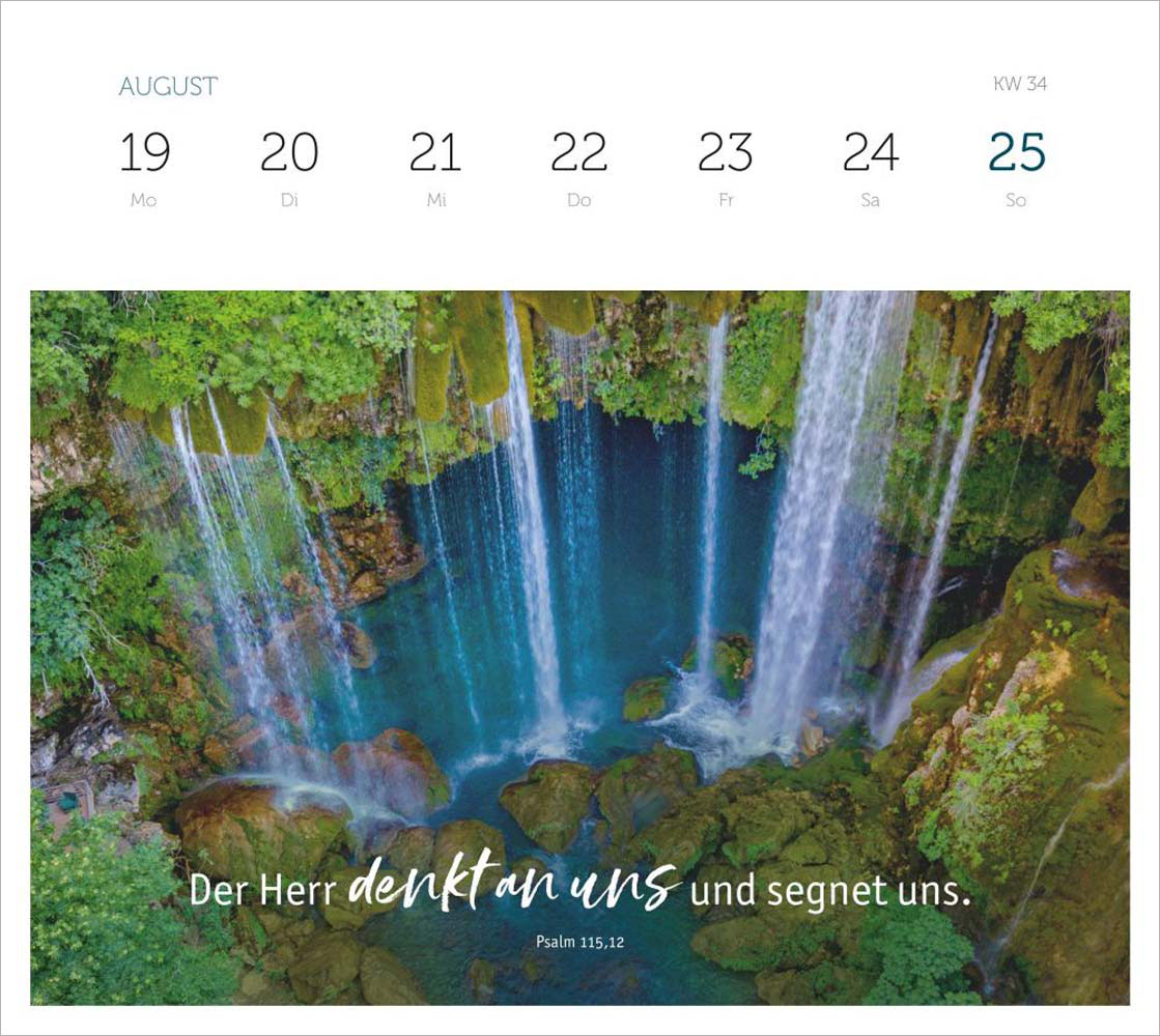 Grüne Wunder - blaue Weiten 2024 - Wochenplaner Grüne Wunder - blaue Weiten 2024 - Wochenplaner